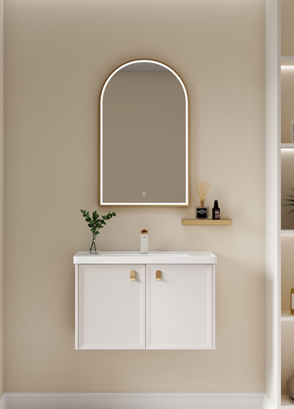 标准浴室柜 奶油色 IRIS 鸢尾系列 BF-3321 Ying