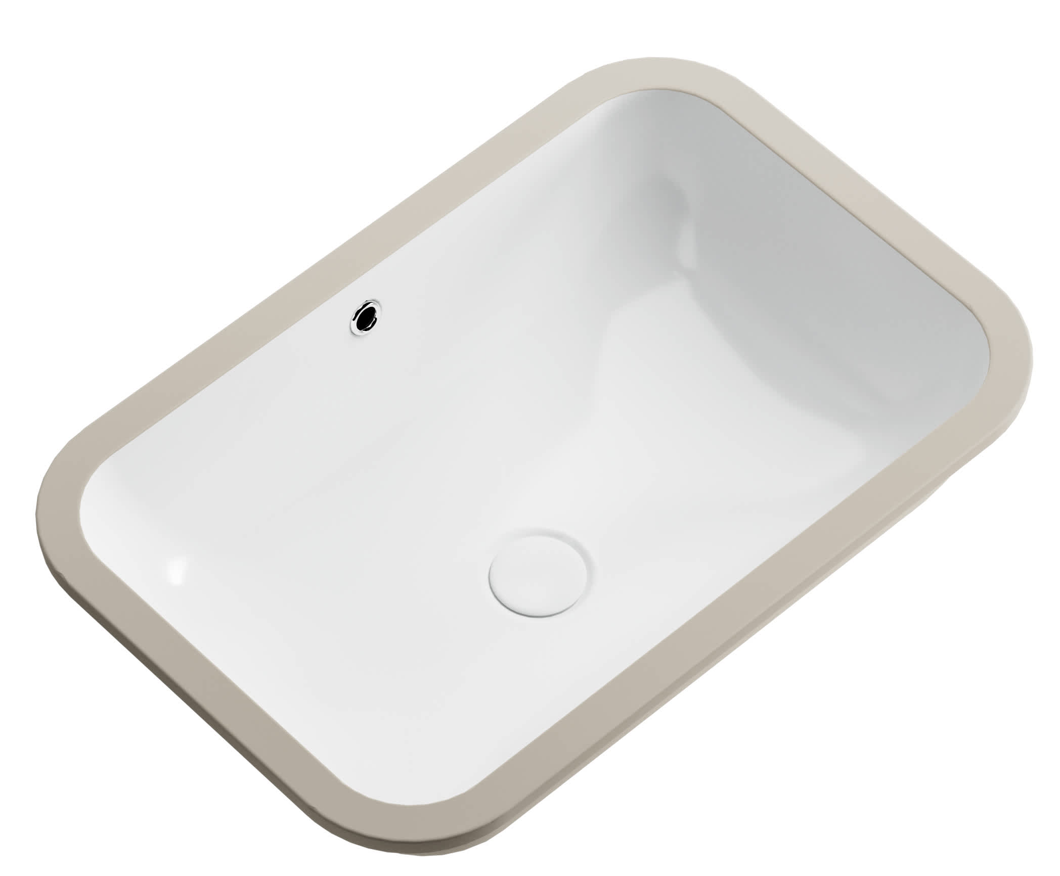 台下盆 白色 陶瓷 LA78 Ying