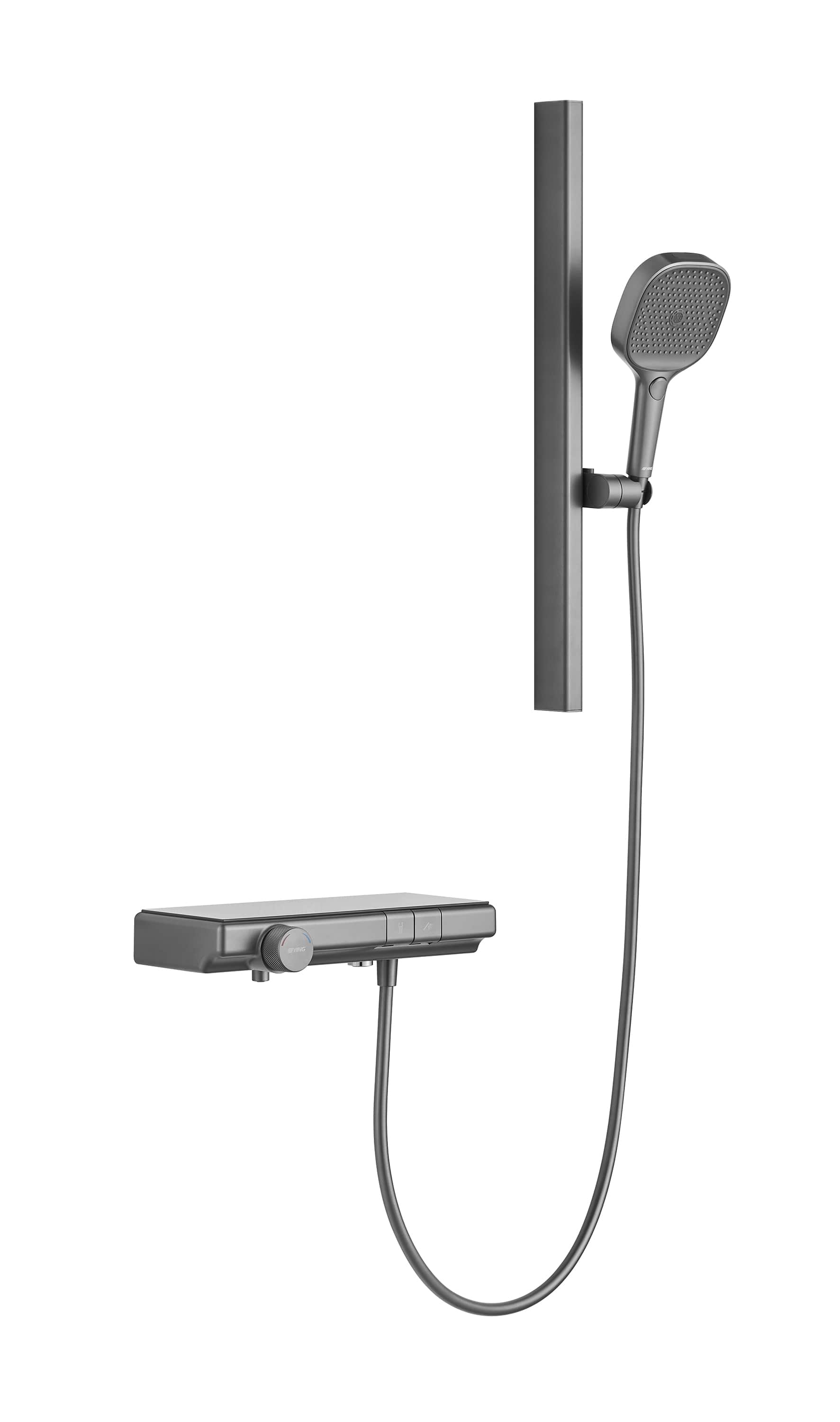 挂墙淋浴龙头 枪灰 REAL 唯真系列 EF-986022NM Ying