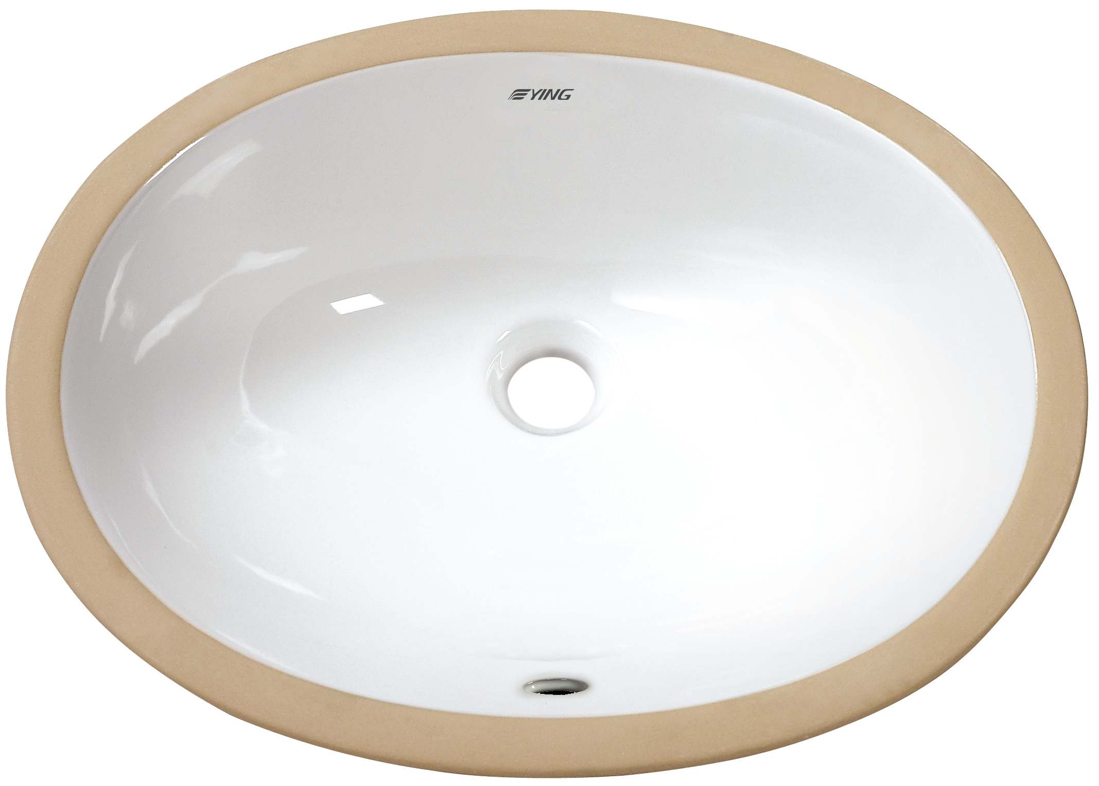 台下盆 白色 陶瓷 LA67 Ying