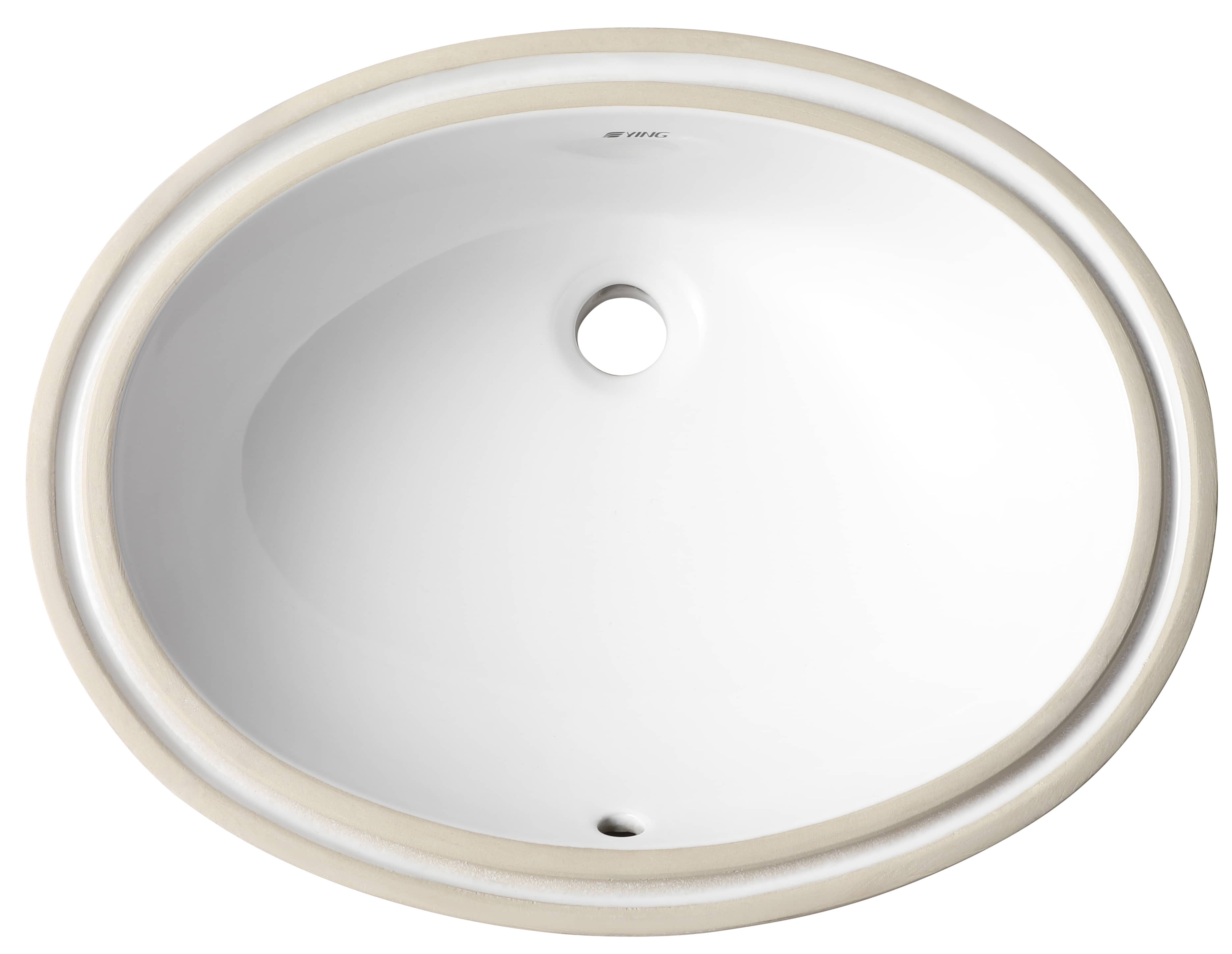 台下盆 白色 陶瓷 LA201 Ying