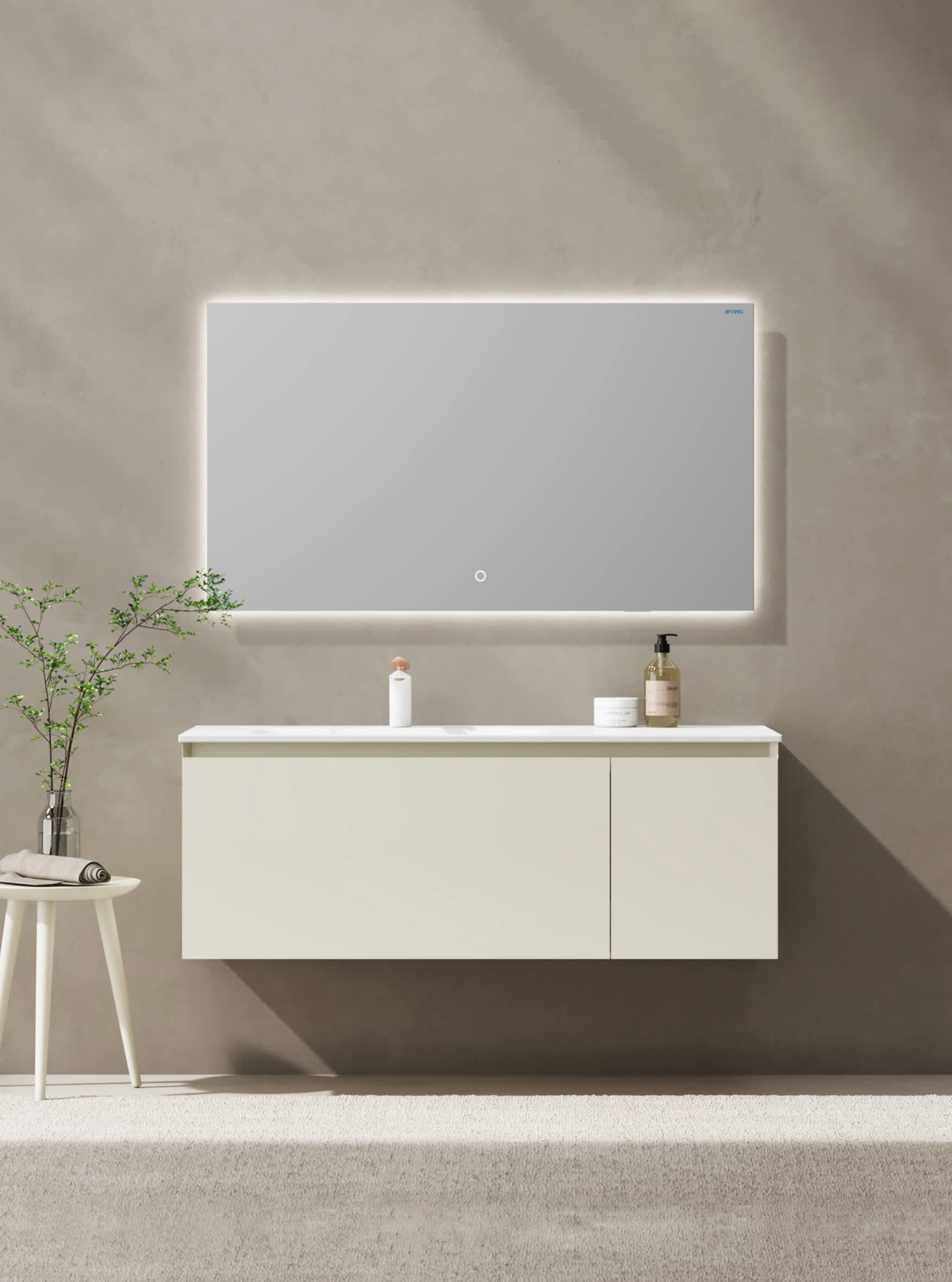 定制浴室柜 哑白 OASIS IRIDESCENCE 绿洲幻彩系列 BF-C2450P Ying