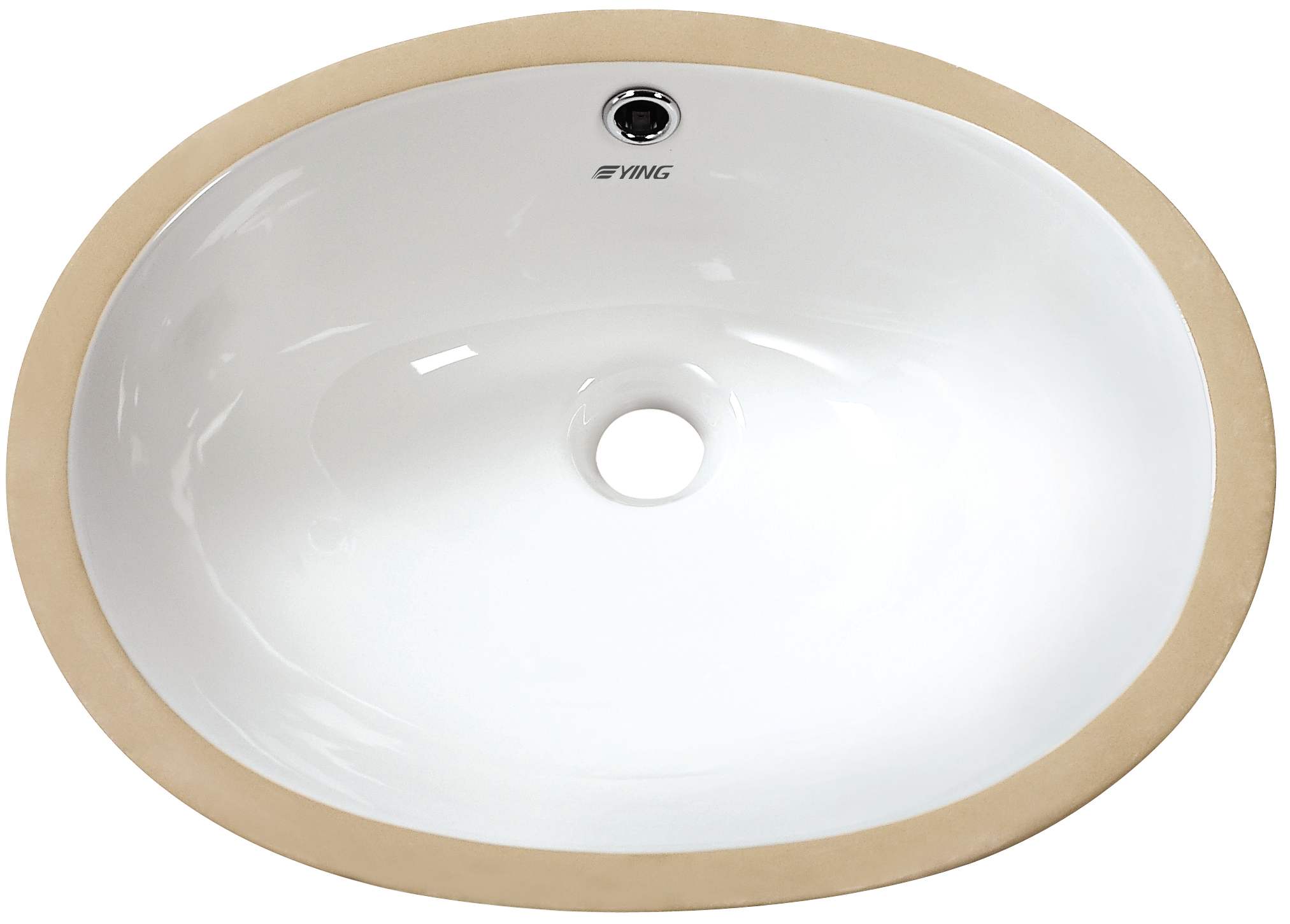 台下盆 白色 陶瓷 LA68N Ying