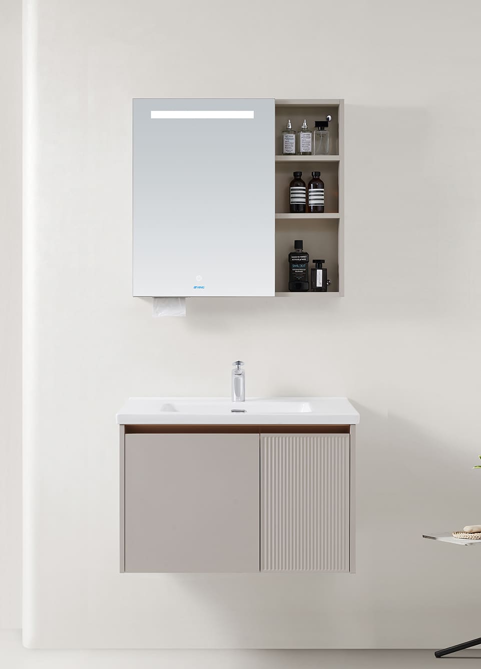 标准浴室柜 白色 GOLDER LOTUS 金芙蓉系列 BF-S053 Ying