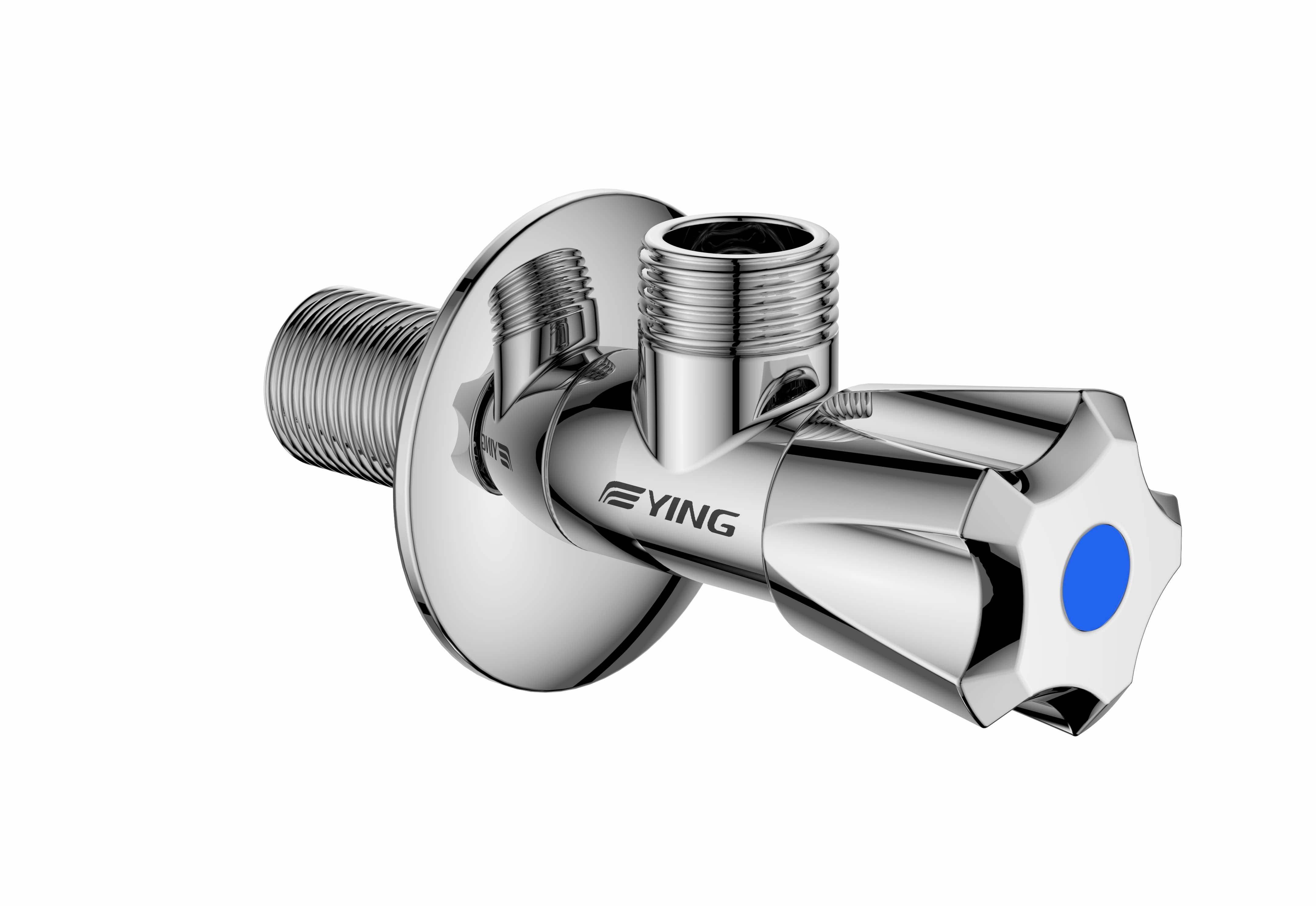 角阀 亮铬色 配件 EC-5017C Ying