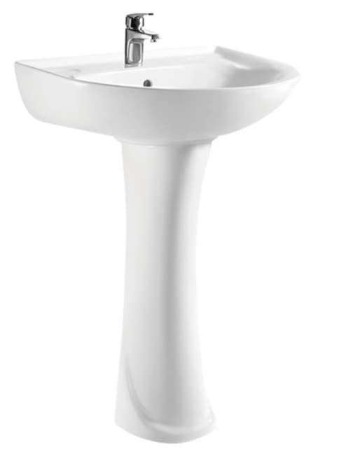 立柱盆 白色 陶瓷 LAF08M Ying