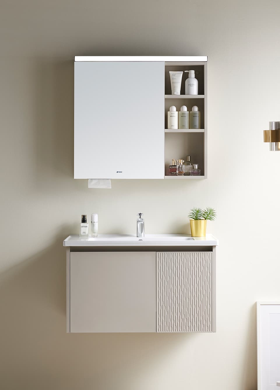 标准浴室柜 白色 SPRUCE 云杉系列 BF-S082 Ying